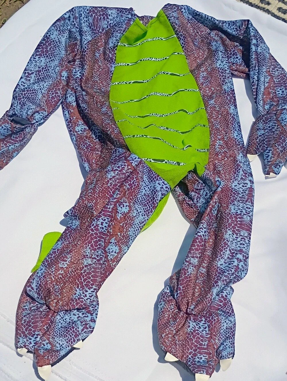 Teetot Kids Dinosaur Dress-Up Jumpsuit Costume Size Small 3/4